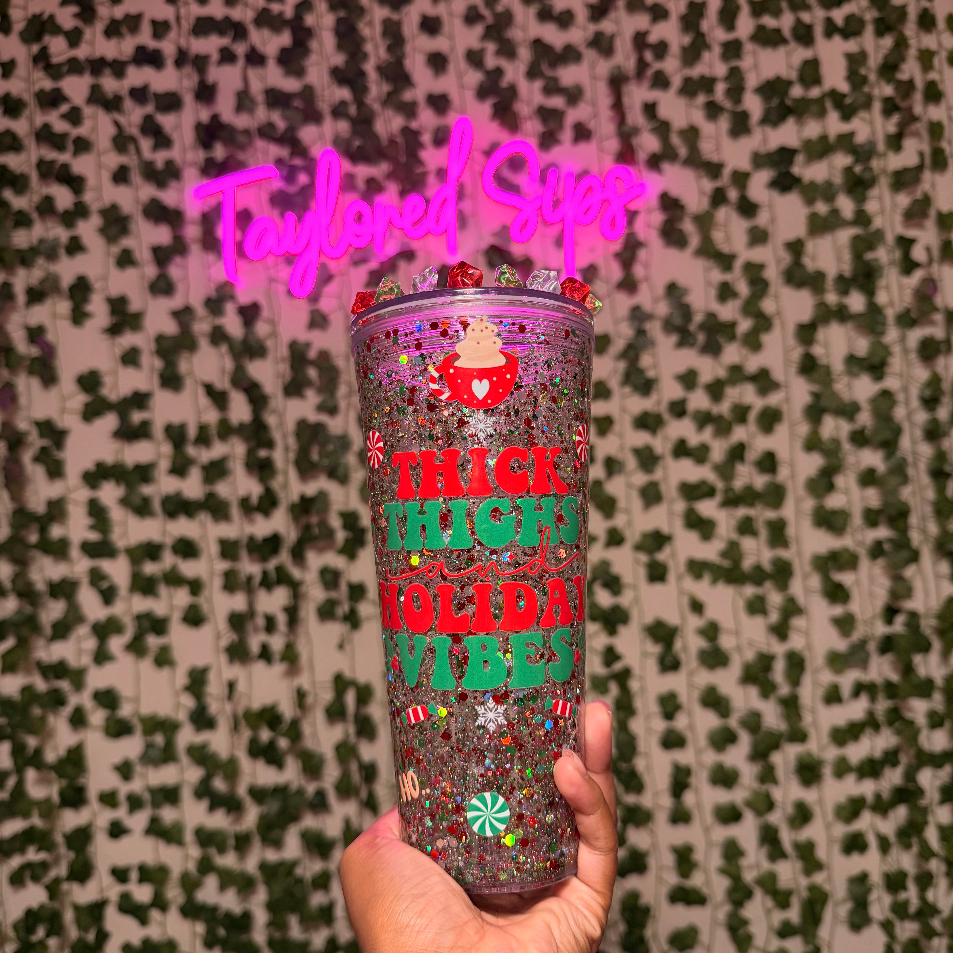 Premade 24oz Tumbler (Decorative Lid)