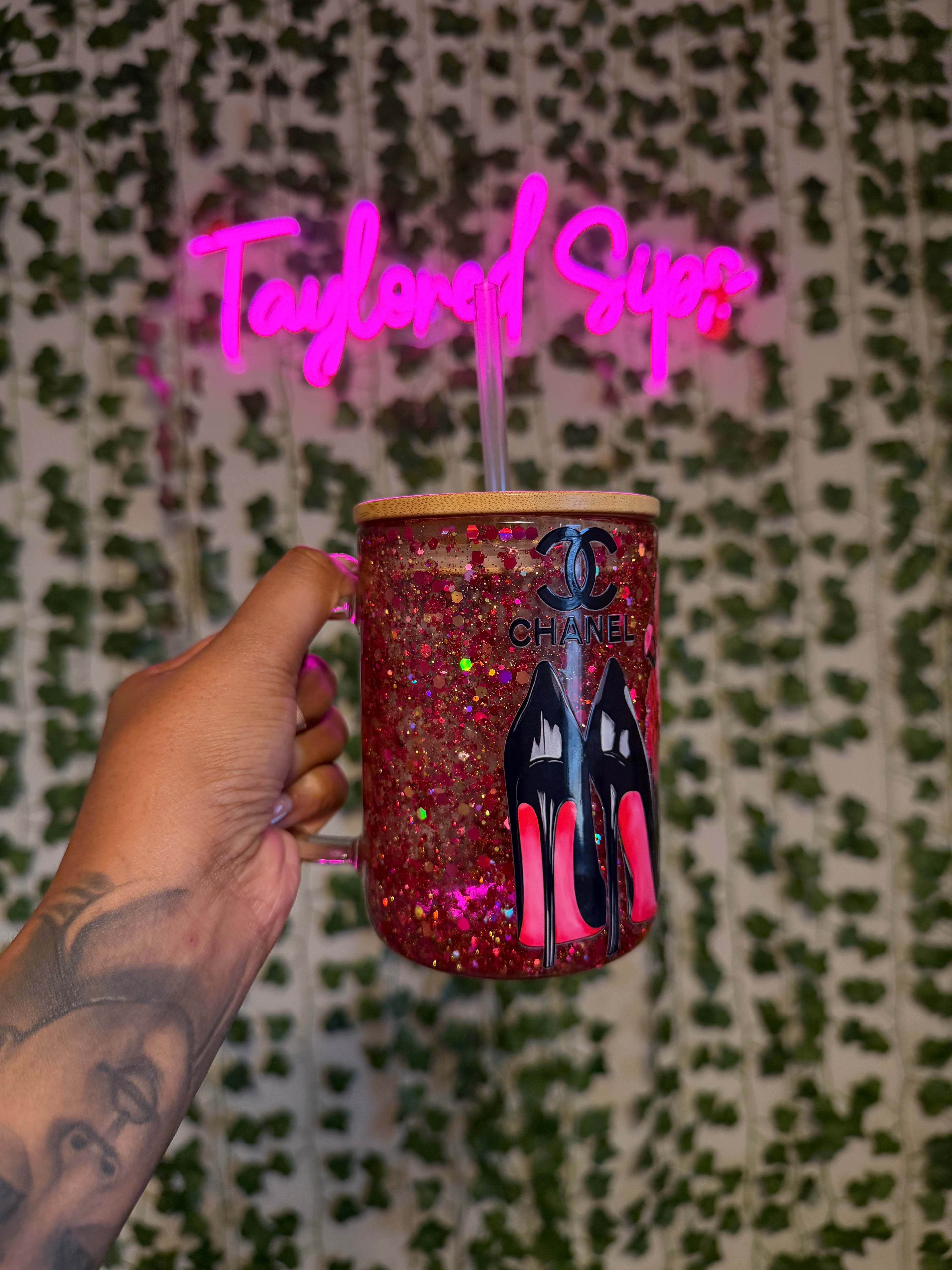 15oz Custom Glass Mug