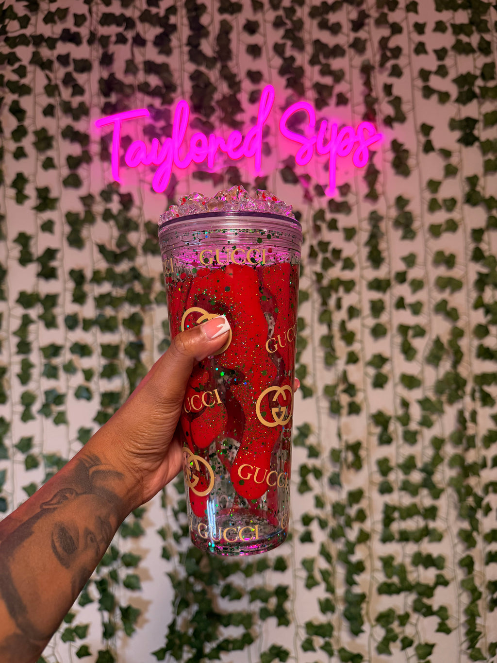 Premade 24oz Tumbler (Decorative Lid)