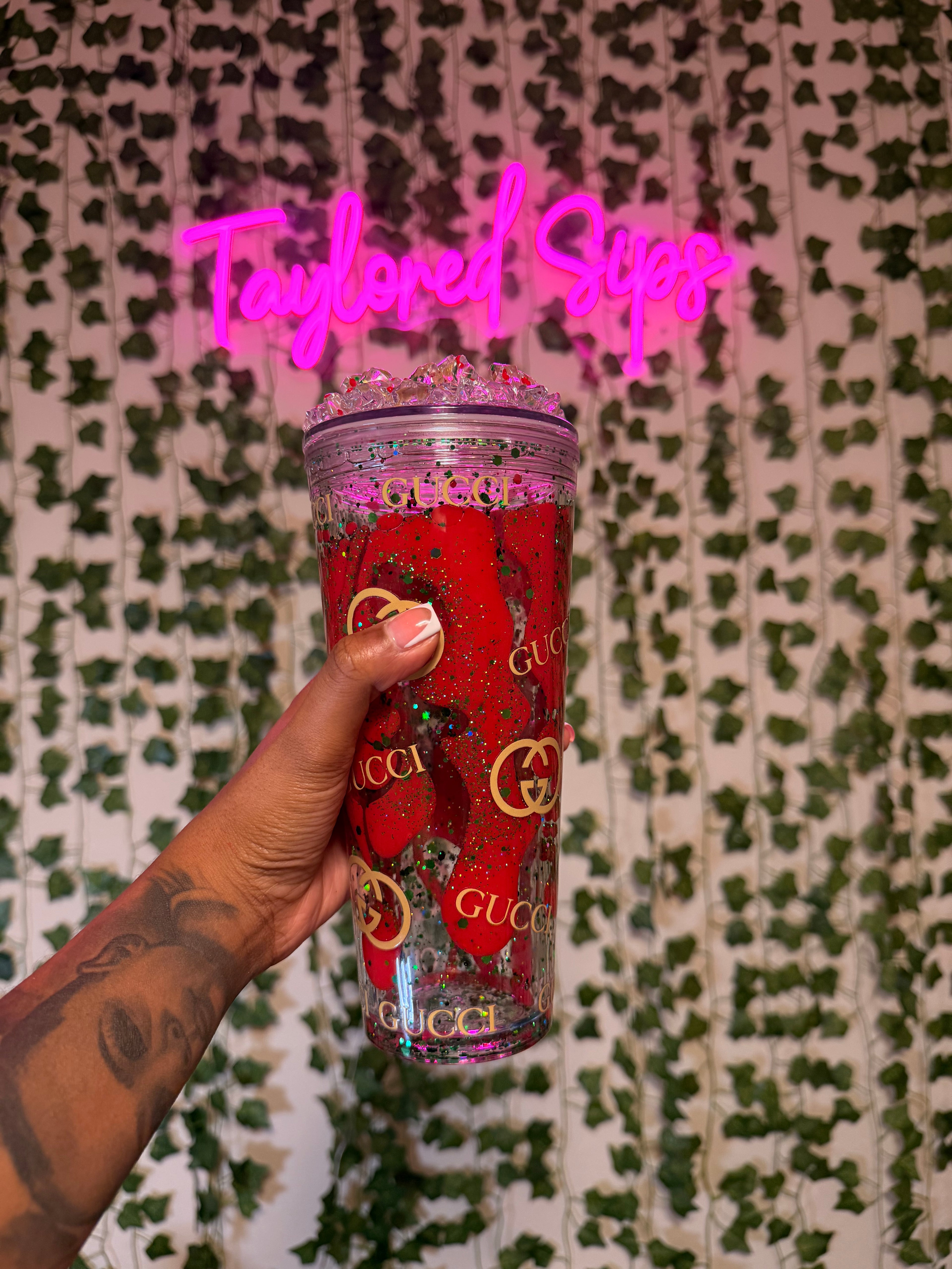 Premade 24oz Tumbler (Decorative Lid)